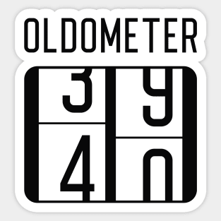 Oldometer 40 Sticker